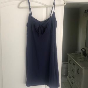 Summer Dress - mini navy blue